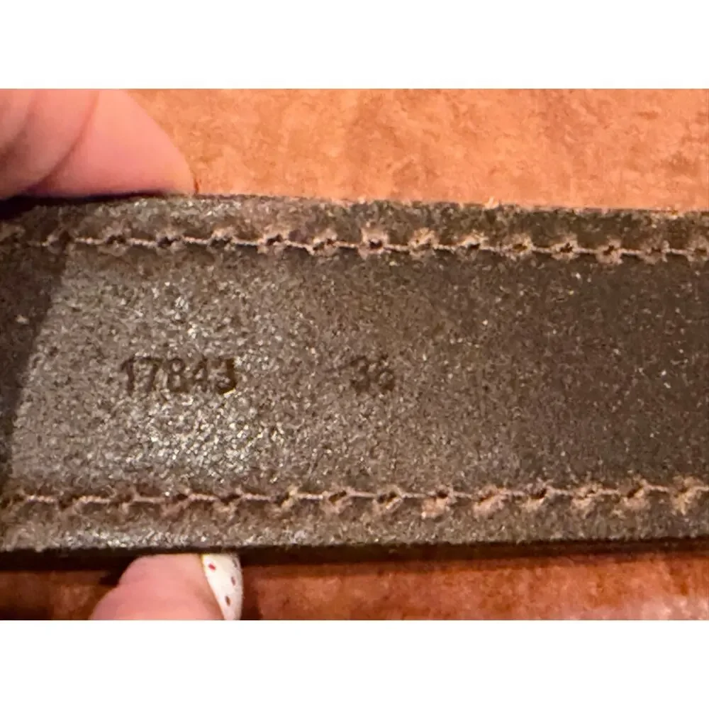 J. Crew Brown Genuine Leather Belt Men's Size 36